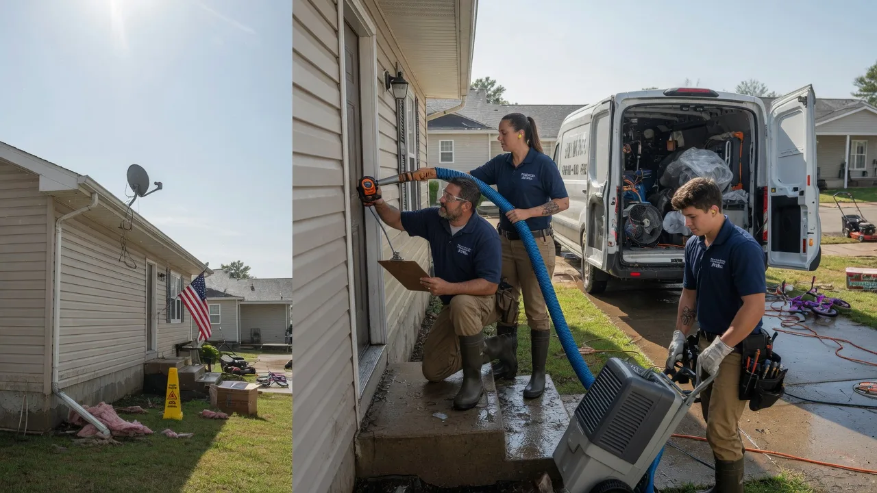 Ceiling Water Damage Restoration in Cullowhee, NC near me